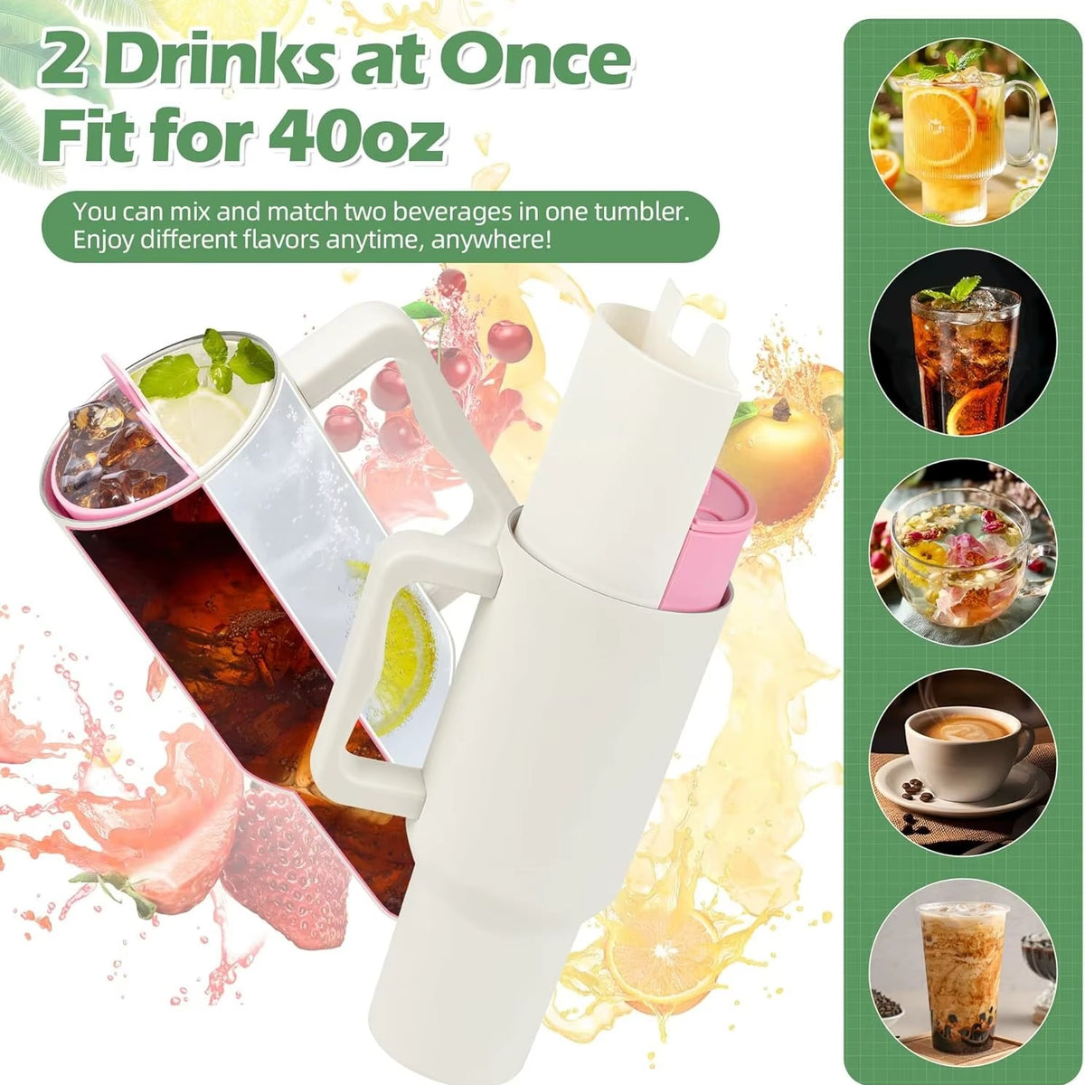 MyBar Split Sip Drink Divider