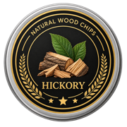 Hickory smoking-wood tin