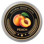 Peach smoking-wood tin